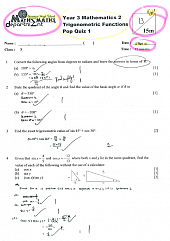 Sec 3 A-Maths Topical test Sept 2014